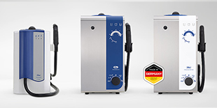Elmasteam, Elmasteam 8 basic, Elmasteam 8 med, Elmasteam 4,5 basic, Dampfstrahlreingung, steam jet cleaning